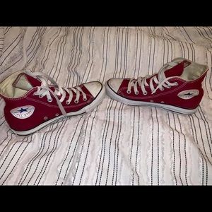 (Converse) Maroon High Top